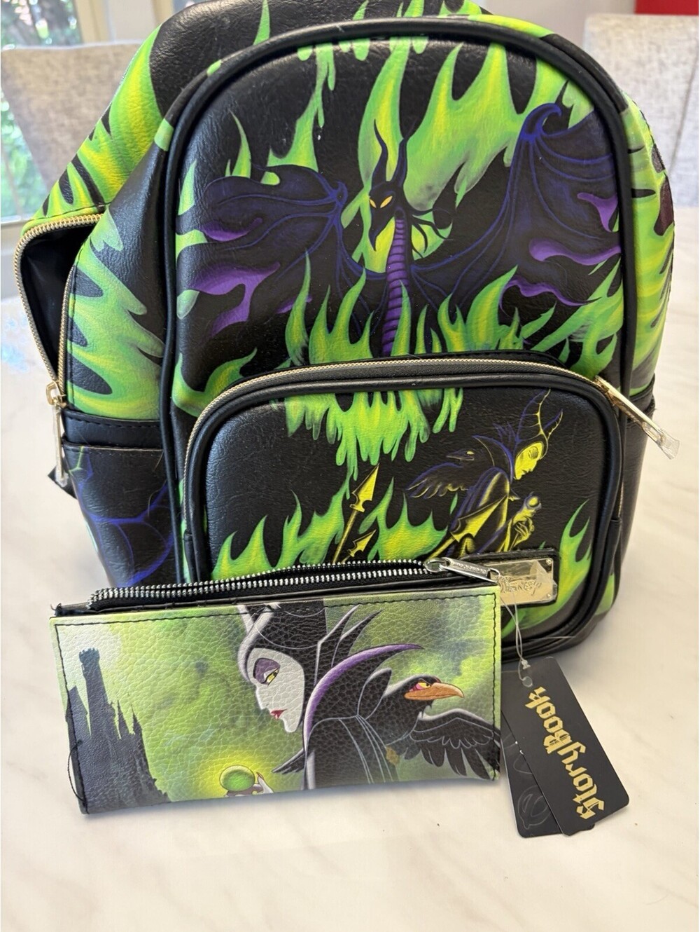 disney loungefly mini backpack and wallet sets